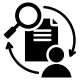 Minimalistic black cat vector design